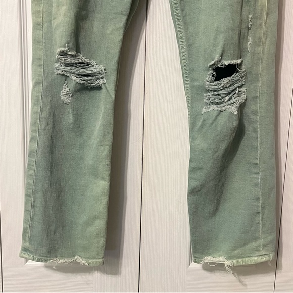 MOTHER Superior The Tomcat Chew Color The Devil Drinks Coffee Mint Green size 29 - Picture 4 of 16